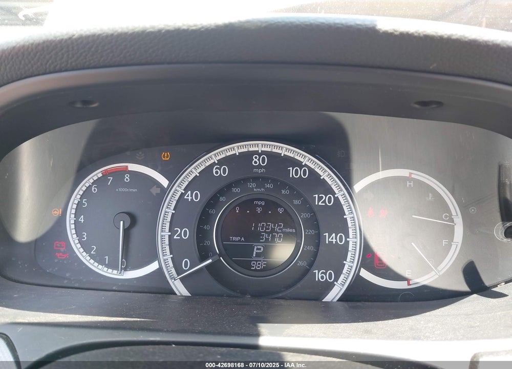 2015 HONDA ACCORD VIN: 1HGCR2F37FA248542