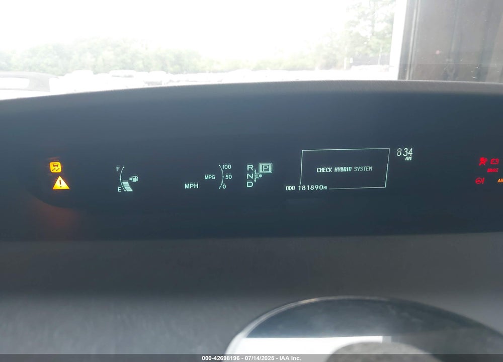 2011 TOYOTA PRIUS VIN: JTDKN3DU1B0262671