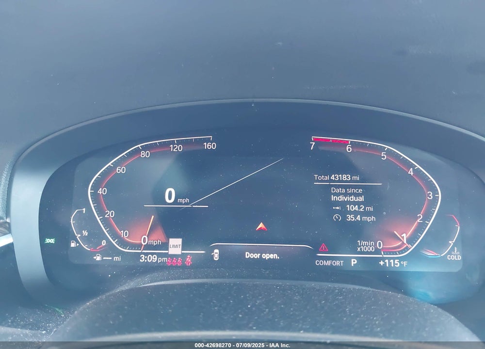 2020 BMW 5 SERIES VIN: WBAJR7C00LCE16924