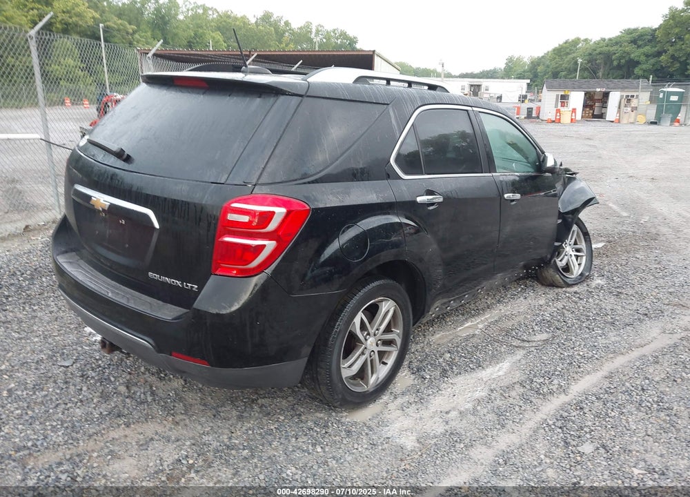 2016 CHEVROLET EQUINOX LTZ VIN: 2GNALDEK4G1107300