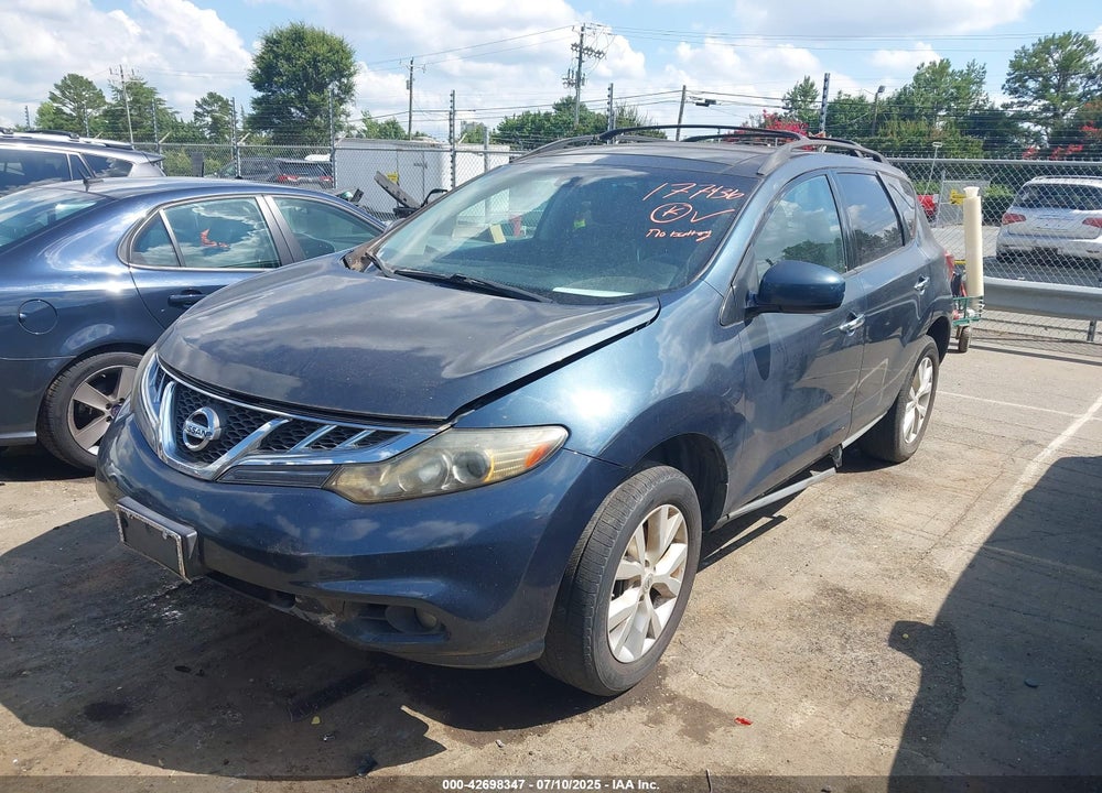 2011 NISSAN MURANO VIN: JN8AZ1MW5BW177436