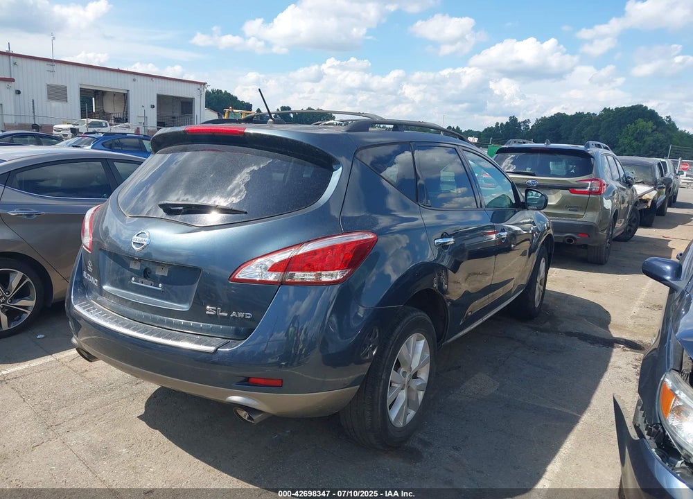 2011 NISSAN MURANO VIN: JN8AZ1MW5BW177436