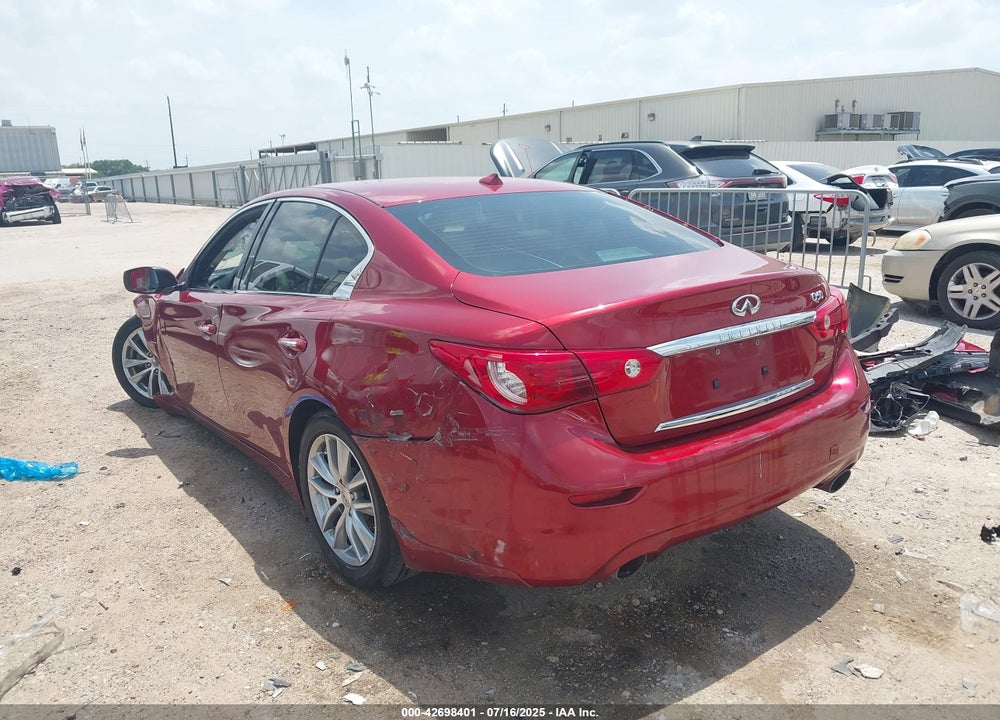 2014 INFINITI Q50 PREMIUM VIN: JN1BV7AP8EM676942