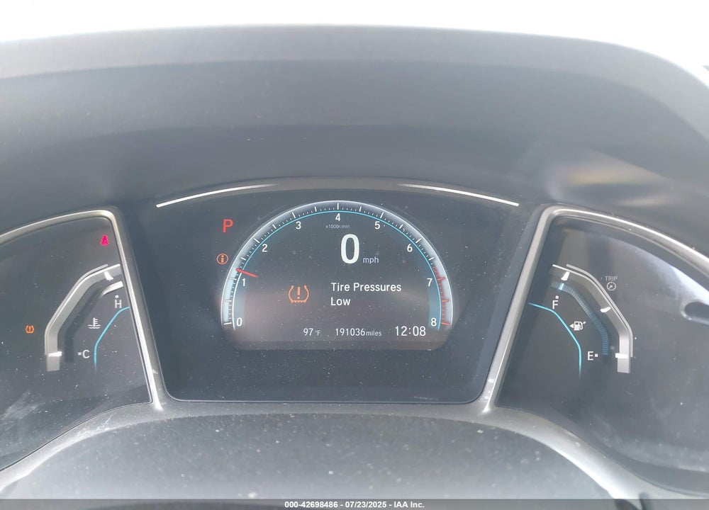 2016 HONDA CIVIC VIN: 19XFC2F77GE001679