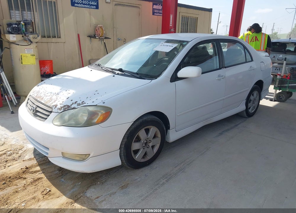 2003 TOYOTA COROLLA S VIN: 1NXBR32E53Z137193