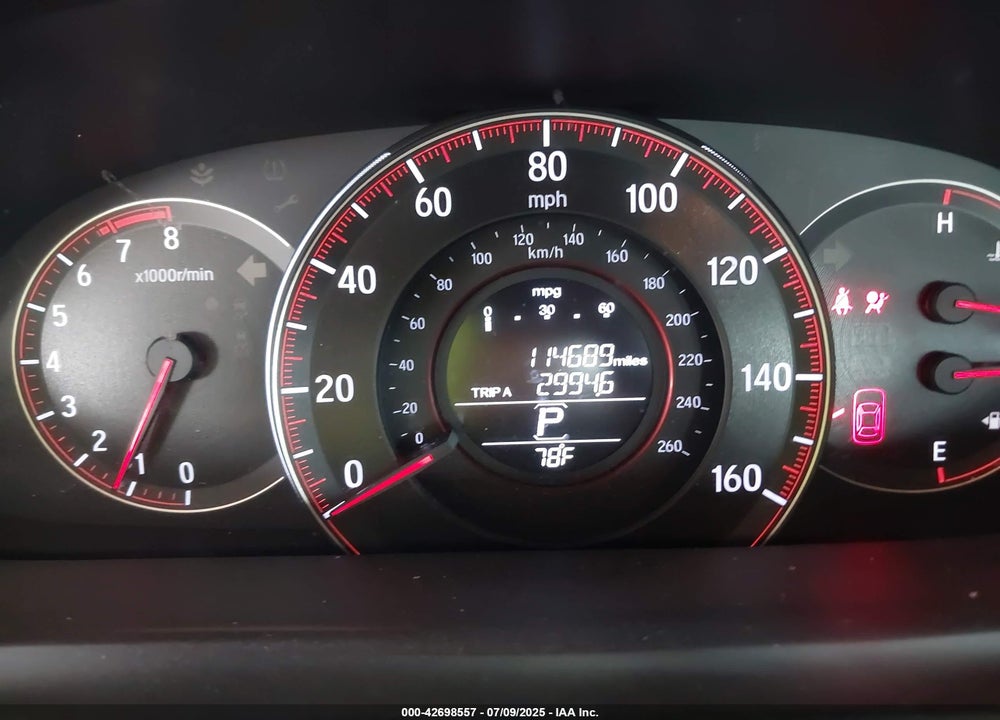 2017 HONDA ACCORD SPORT VIN: 1HGCR2F50HA178838