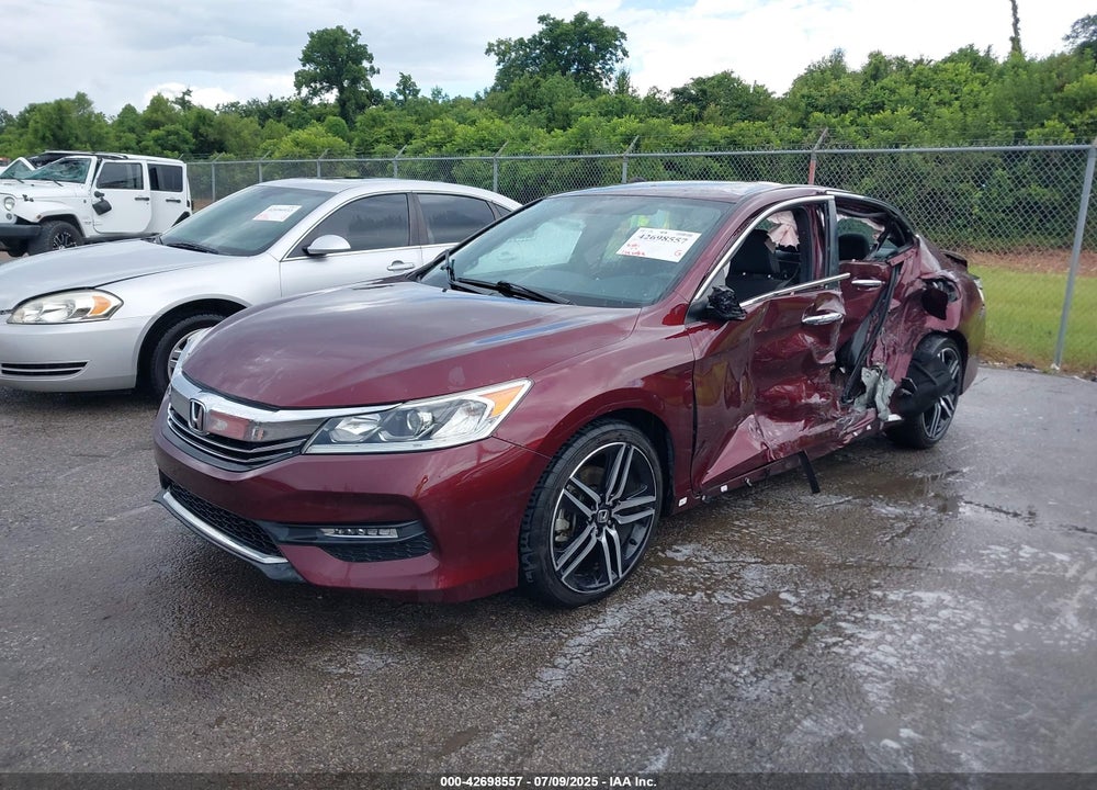 2017 HONDA ACCORD SPORT VIN: 1HGCR2F50HA178838