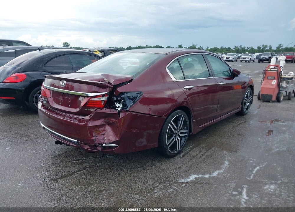 2017 HONDA ACCORD SPORT VIN: 1HGCR2F50HA178838