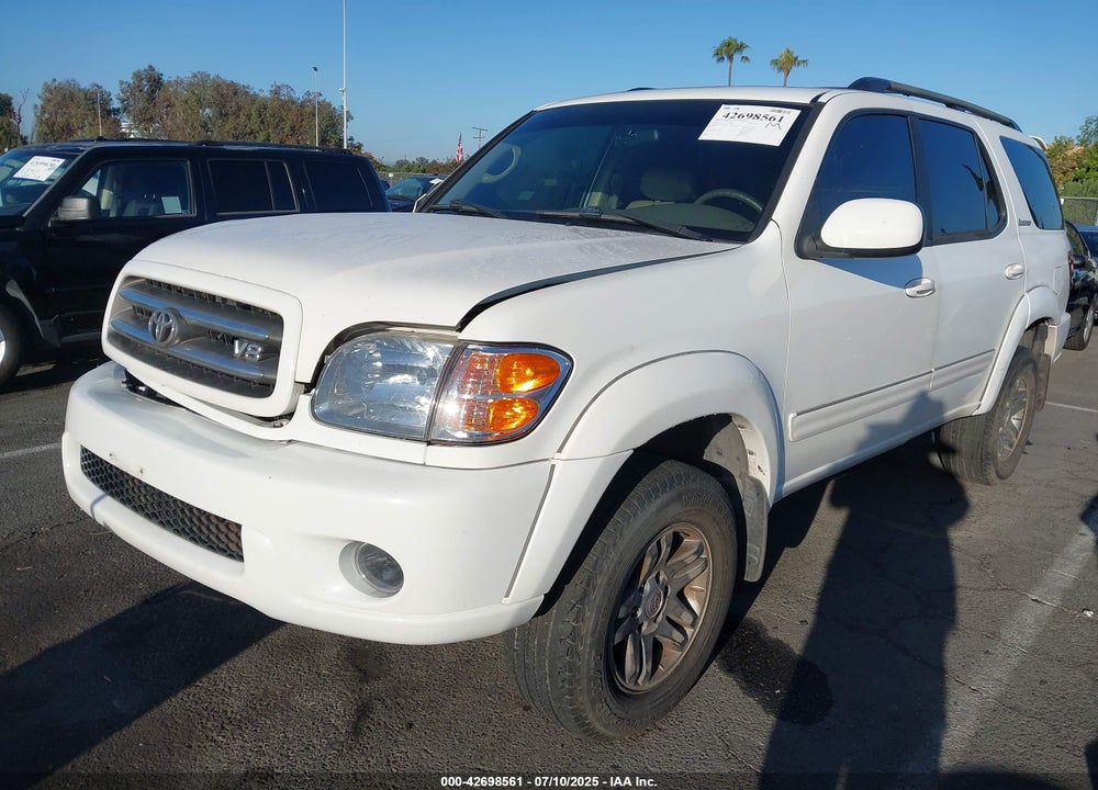 2003 TOYOTA SEQUOIA LIMITED V8 VIN: 5TDZT38AX3S203931