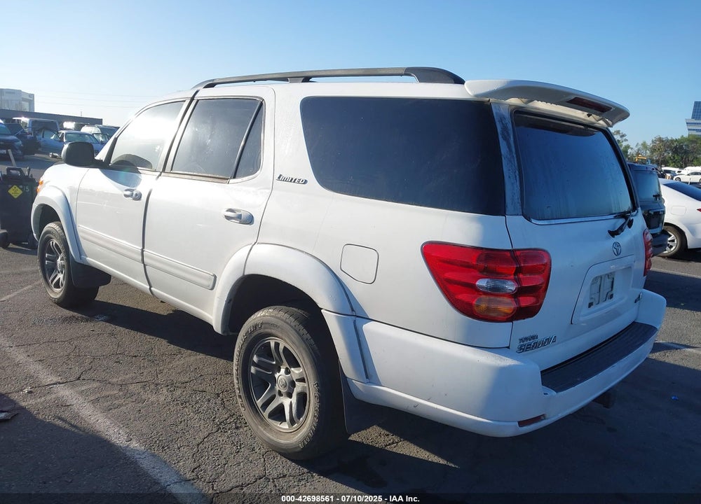 2003 TOYOTA SEQUOIA LIMITED V8 VIN: 5TDZT38AX3S203931