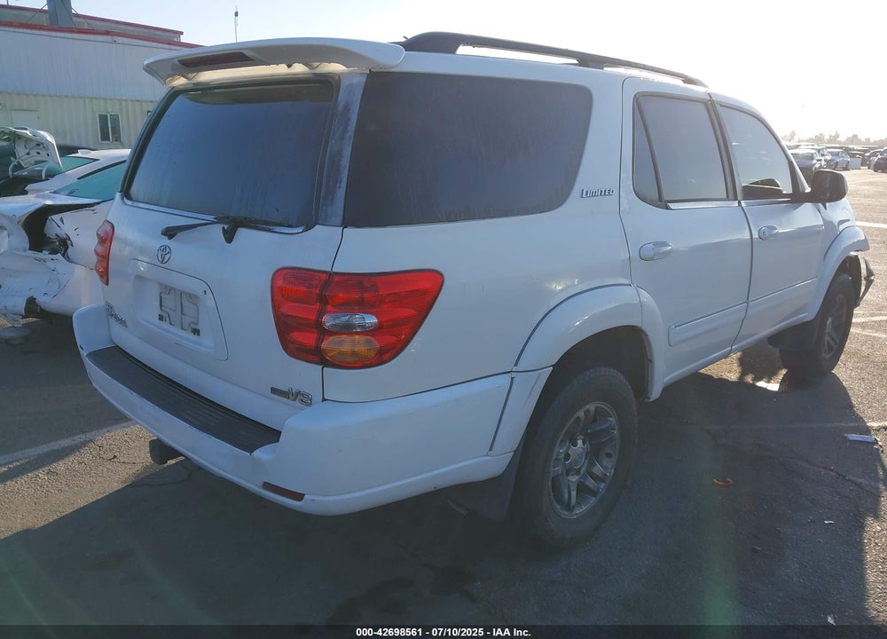 2003 TOYOTA SEQUOIA LIMITED V8 VIN: 5TDZT38AX3S203931