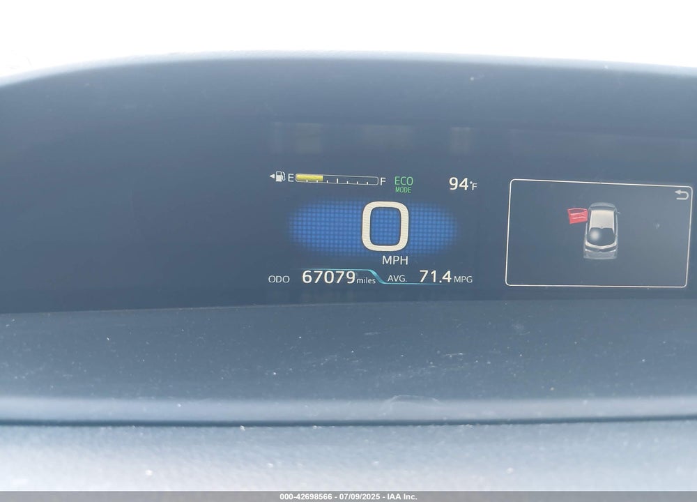 2021 TOYOTA PRIUS PRIME VIN: JTDKAMFP8M3193990