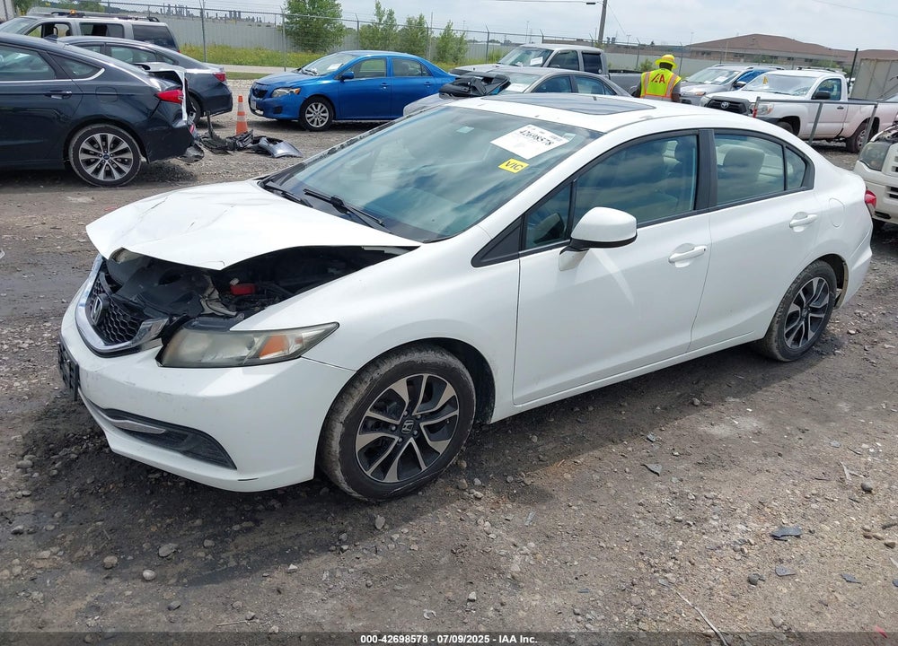 2013 HONDA CIVIC VIN: 19XFB2F81DE076871