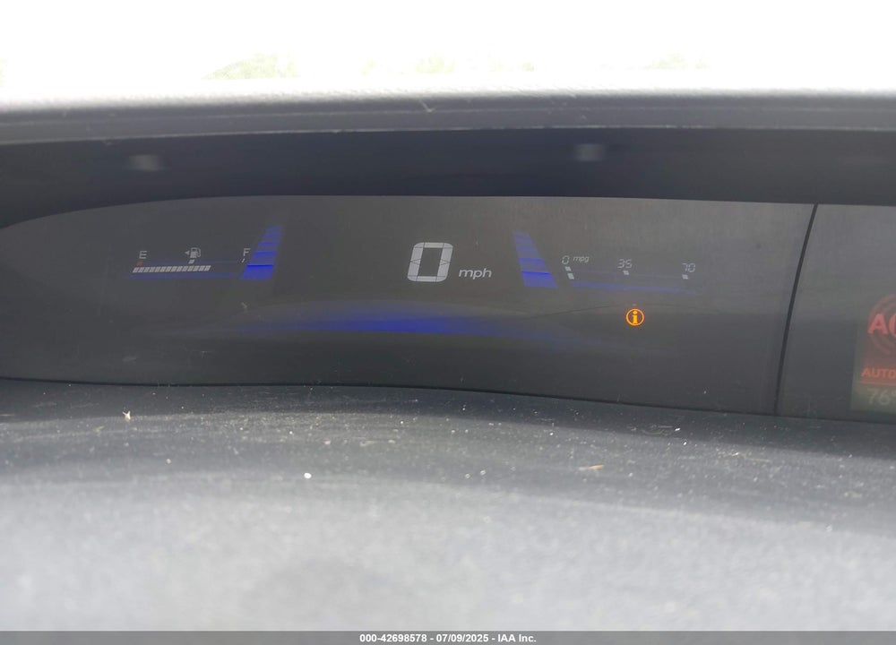 2013 HONDA CIVIC VIN: 19XFB2F81DE076871