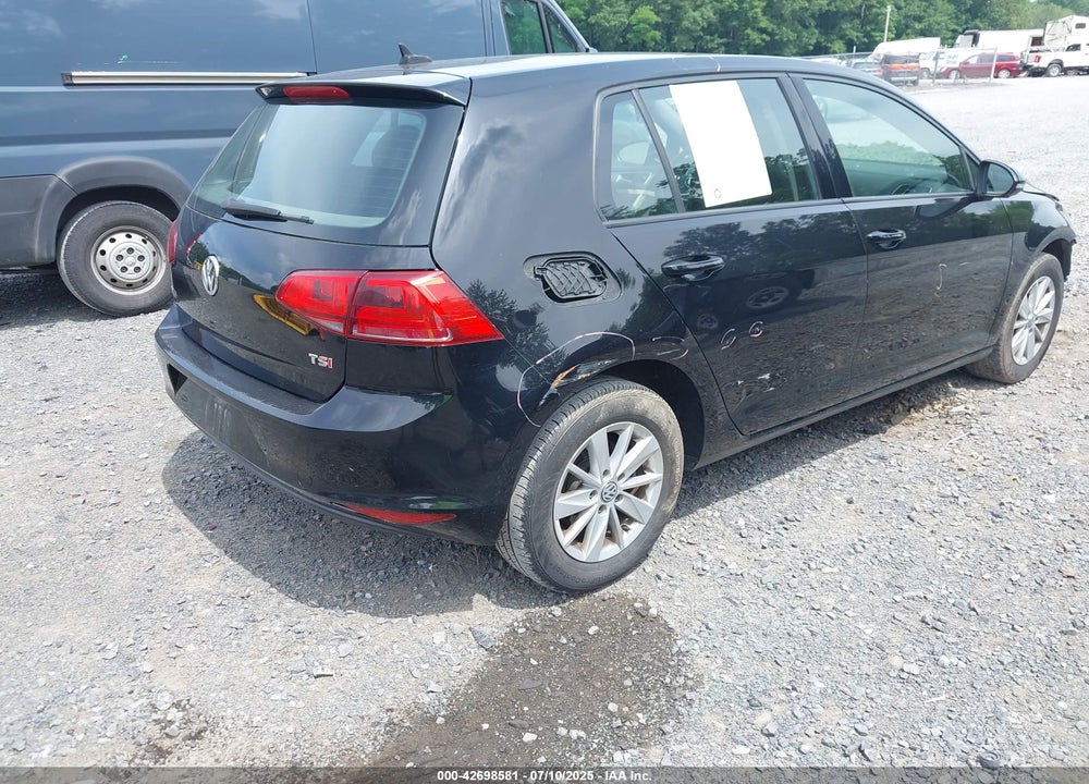 2017 VOLKSWAGEN GOLF TSI S 4-DOOR/TSI WOLFSBURG EDITION 4-DOOR VIN: 3VW117AU2HM071637