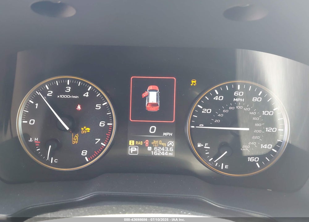 2025 SUBARU OUTBACK VIN: 4S4BTGUD9S3140681