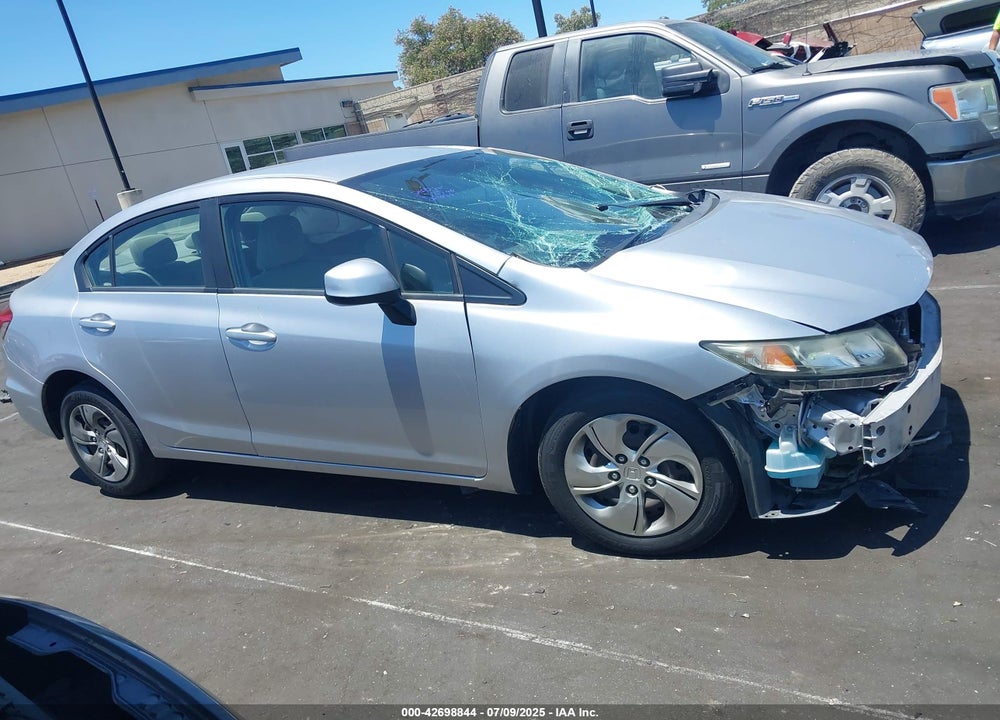 2013 HONDA CIVIC VIN: 19XFB2F51DE228055