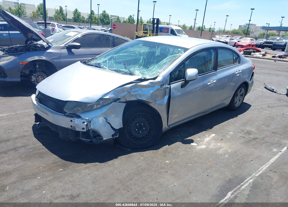 2013 HONDA CIVIC VIN: 19XFB2F51DE228055