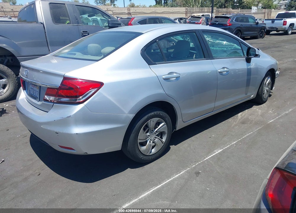 2013 HONDA CIVIC VIN: 19XFB2F51DE228055