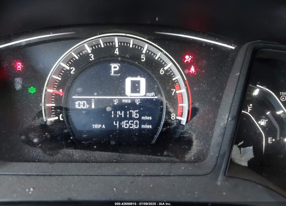 2016 HONDA CIVIC VIN: 19XFC2F54GE049817