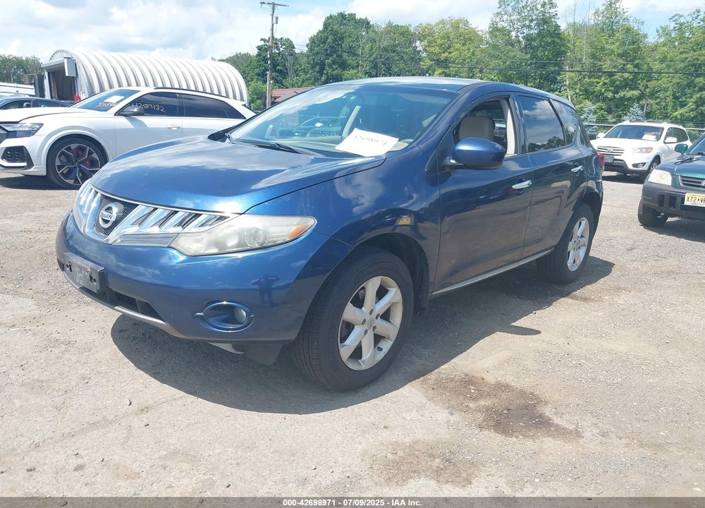 2009 NISSAN MURANO VIN: JN8AZ18W39W130362