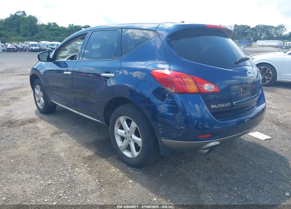 2009 NISSAN MURANO VIN: JN8AZ18W39W130362
