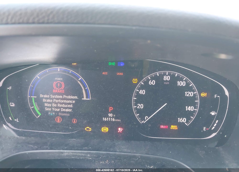 2020 HONDA INSIGHT VIN: 19XZE4F57LE009521