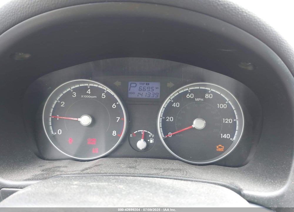 2010 HYUNDAI ACCENT GLS VIN: KMHCN4AC5AU423936