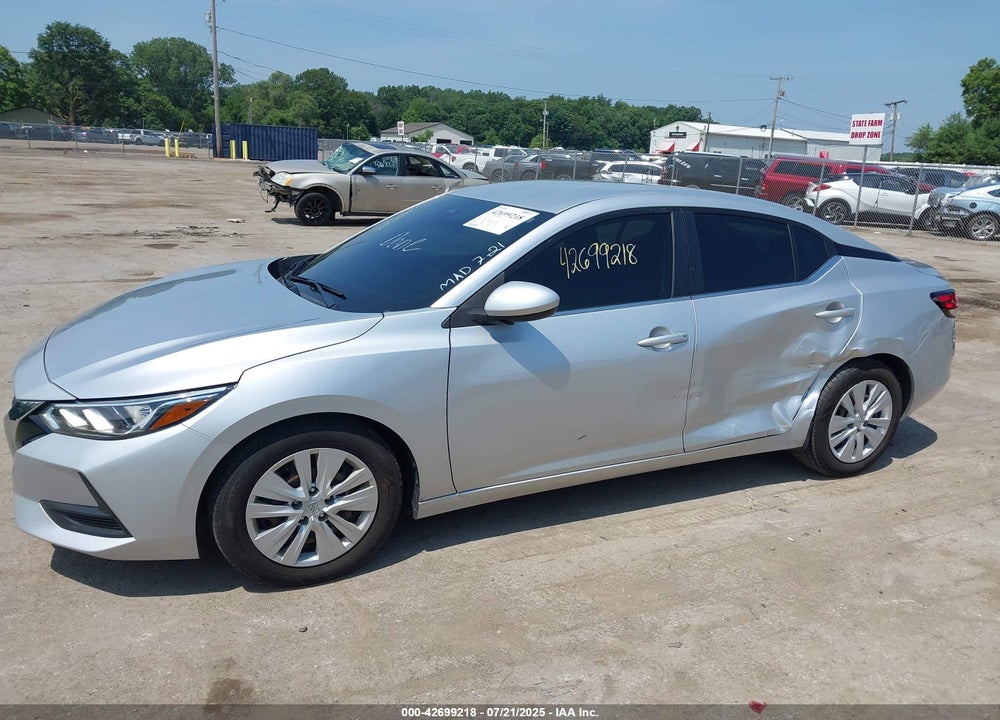 2022 NISSAN SENTRA VIN: 3N1AB8BV1NY262406