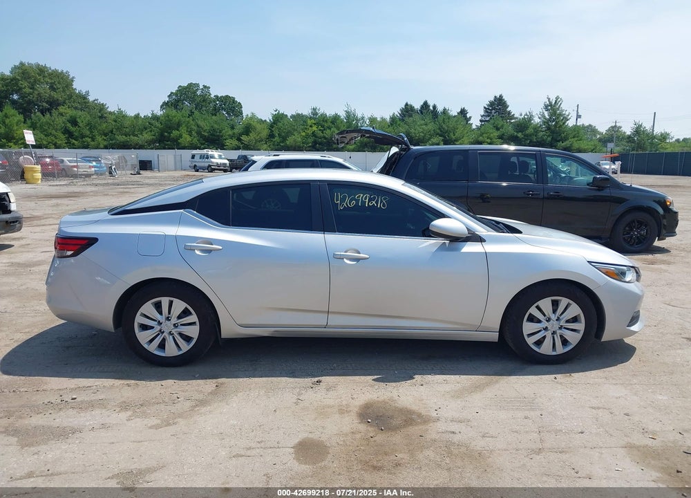 2022 NISSAN SENTRA VIN: 3N1AB8BV1NY262406