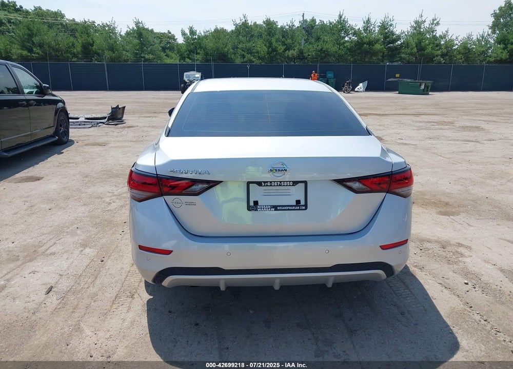 2022 NISSAN SENTRA VIN: 3N1AB8BV1NY262406