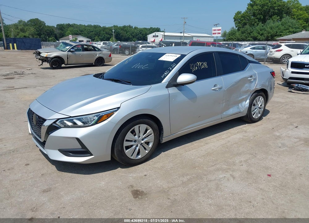 2022 NISSAN SENTRA VIN: 3N1AB8BV1NY262406