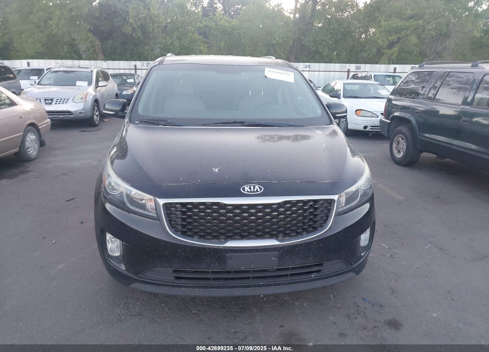 2015 KIA SEDONA EX VIN: KNDMC5C12F6027281