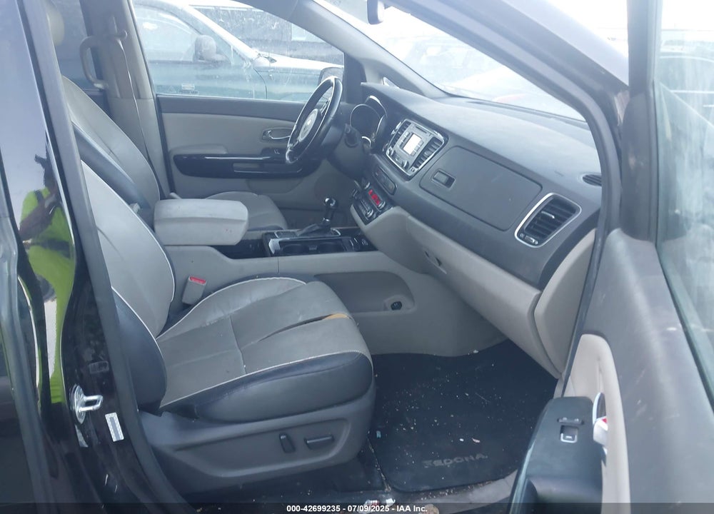 2015 KIA SEDONA EX VIN: KNDMC5C12F6027281