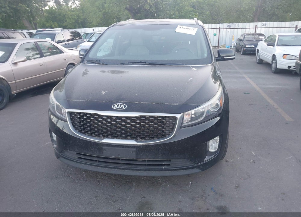 2015 KIA SEDONA EX VIN: KNDMC5C12F6027281