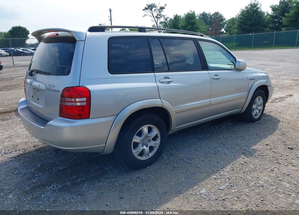 2002 TOYOTA HIGHLANDER LIMITED V6 VIN: JTEGF21AX20069499