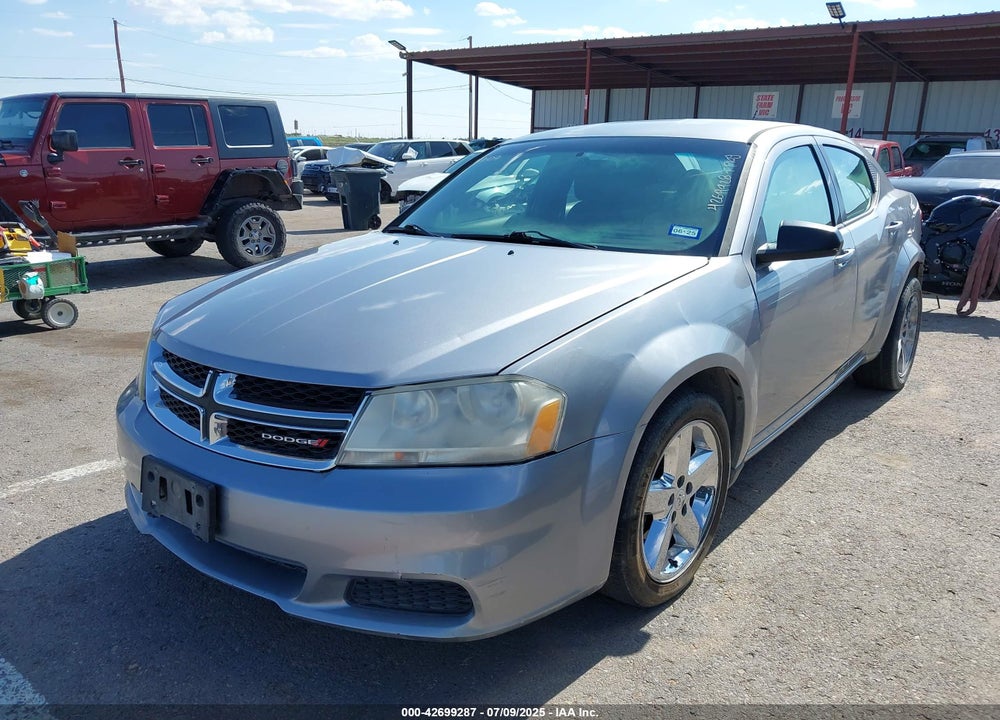 2013 DODGE AVENGER VIN: 1C3CDZAB4DN657743