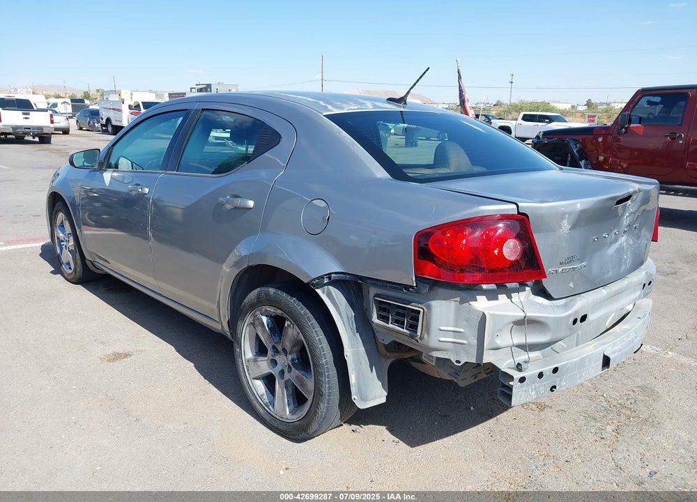 2013 DODGE AVENGER VIN: 1C3CDZAB4DN657743
