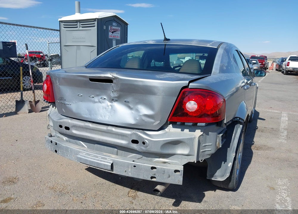2013 DODGE AVENGER VIN: 1C3CDZAB4DN657743