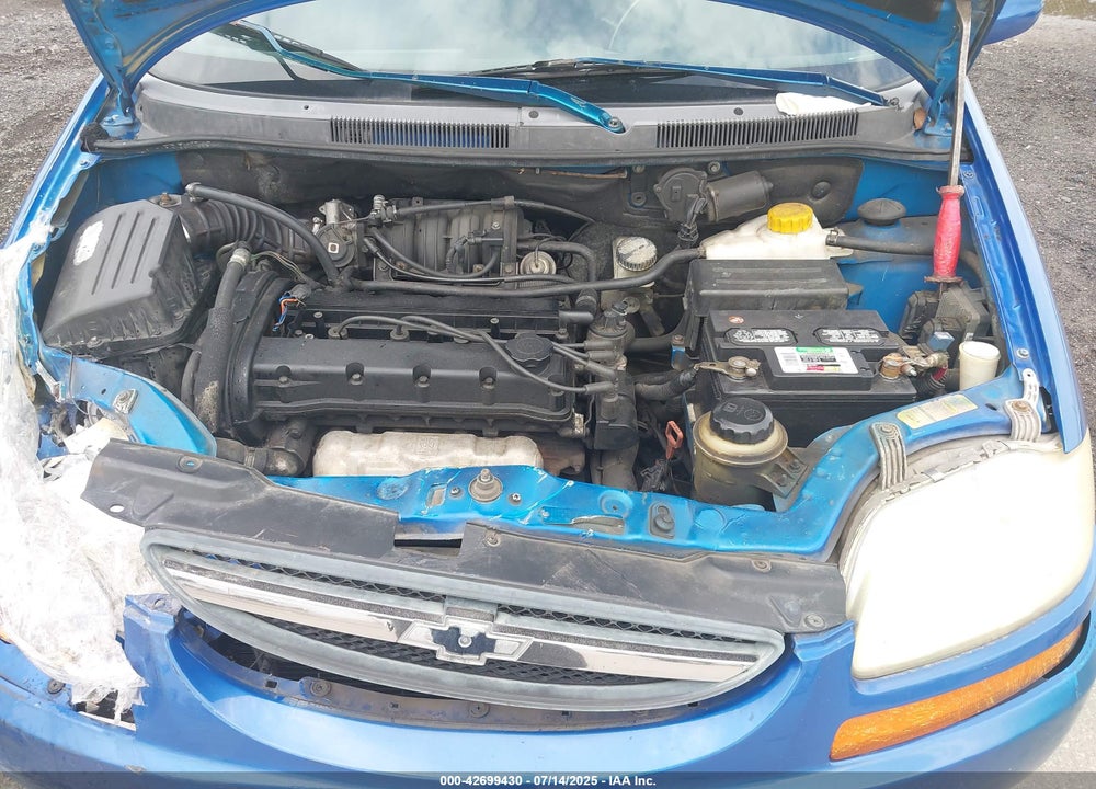 2004 CHEVROLET AVEO LS VIN: KL1TJ62674B192047