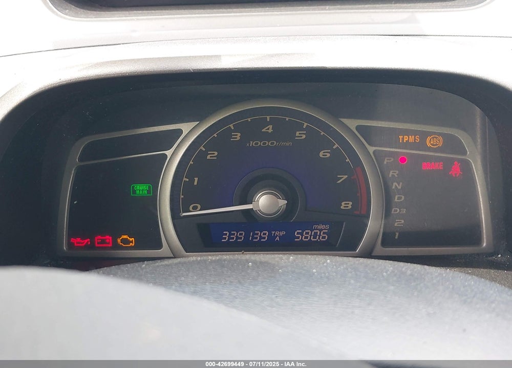 2010 HONDA CIVIC VIN: 2HGFA1F86AH556774