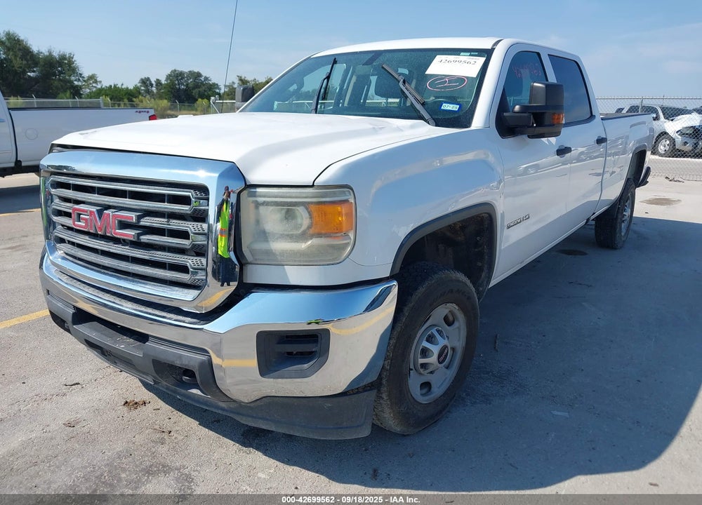 2016 GMC SIERRA 2500HD VIN: 1GT11REGXGF163208