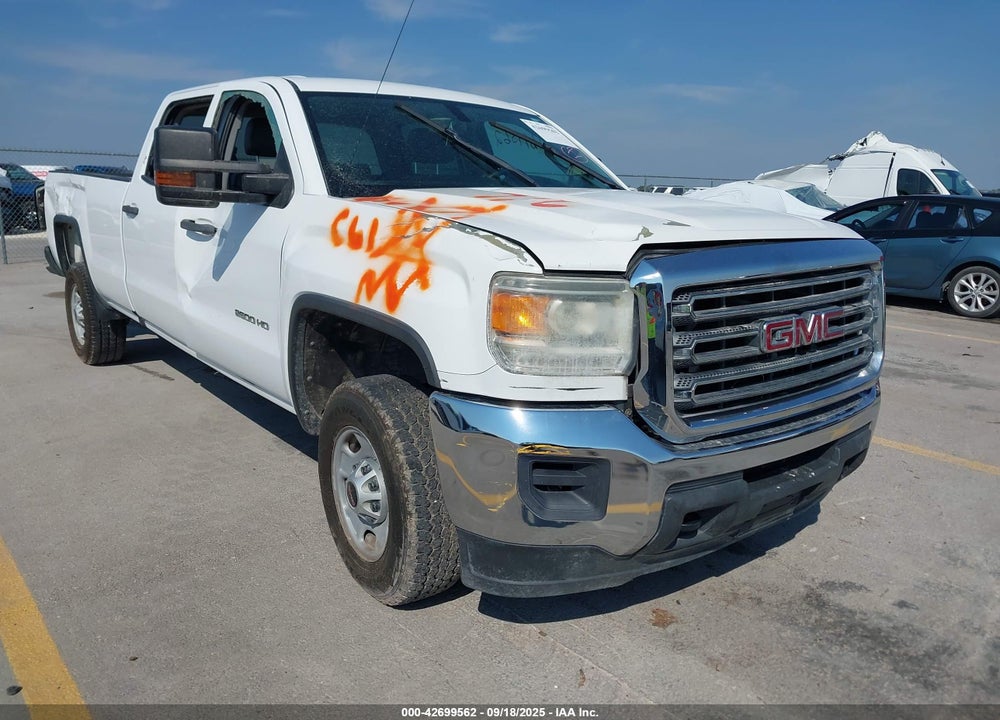 2016 GMC SIERRA 2500HD VIN: 1GT11REGXGF163208
