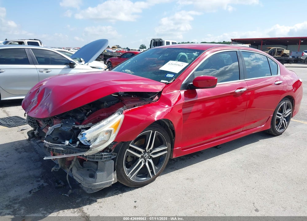 2017 HONDA ACCORD SPORT VIN: 1HGCR2F55HA069355