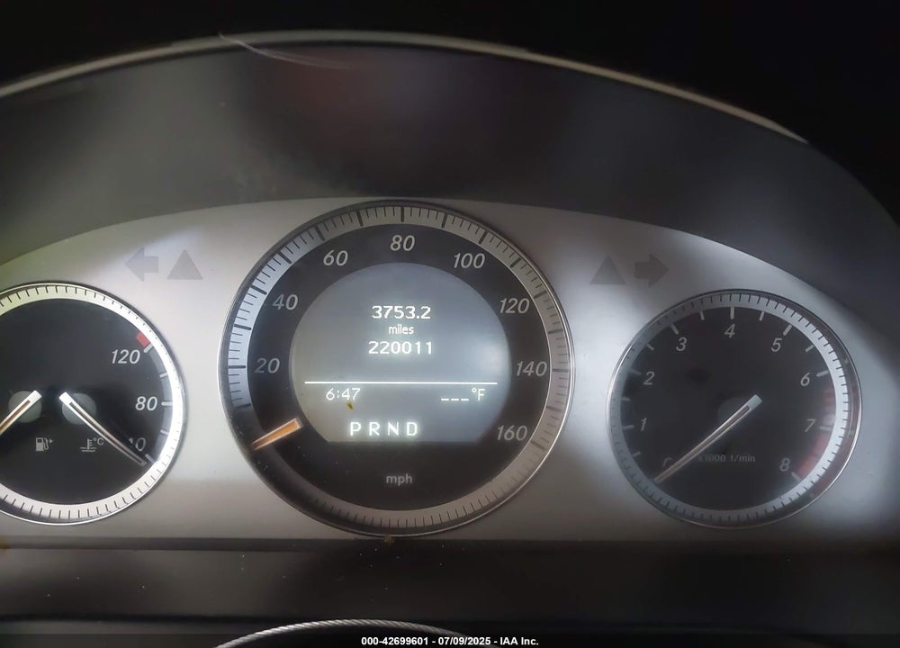 2008 MERCEDES-BENZ C CLASS VIN: WDDGF56X98R030335