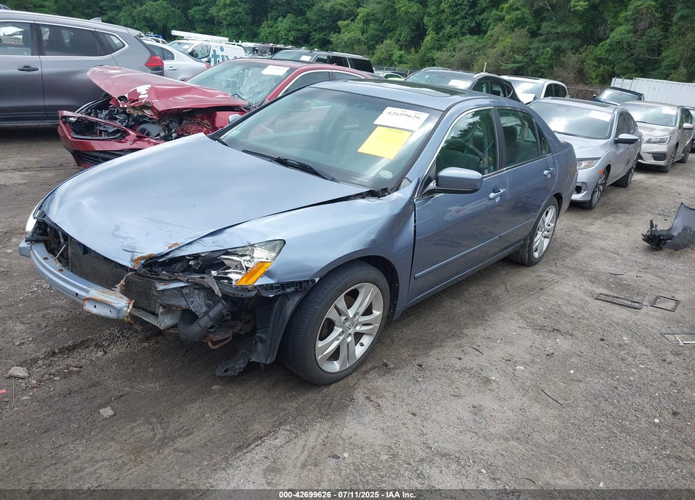2007 HONDA ACCORD 2.4 EX VIN: 1HGCM56717A054397