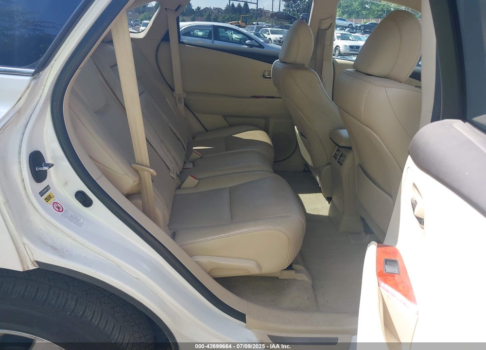 2011 LEXUS RX 350 VIN: 2T2BK1BA8BC120387