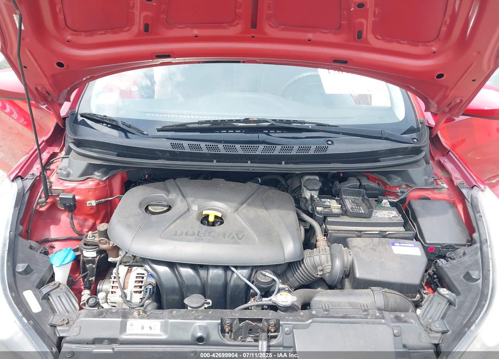 2014 HYUNDAI ELANTRA VIN: KMHDH4AE6EU182987