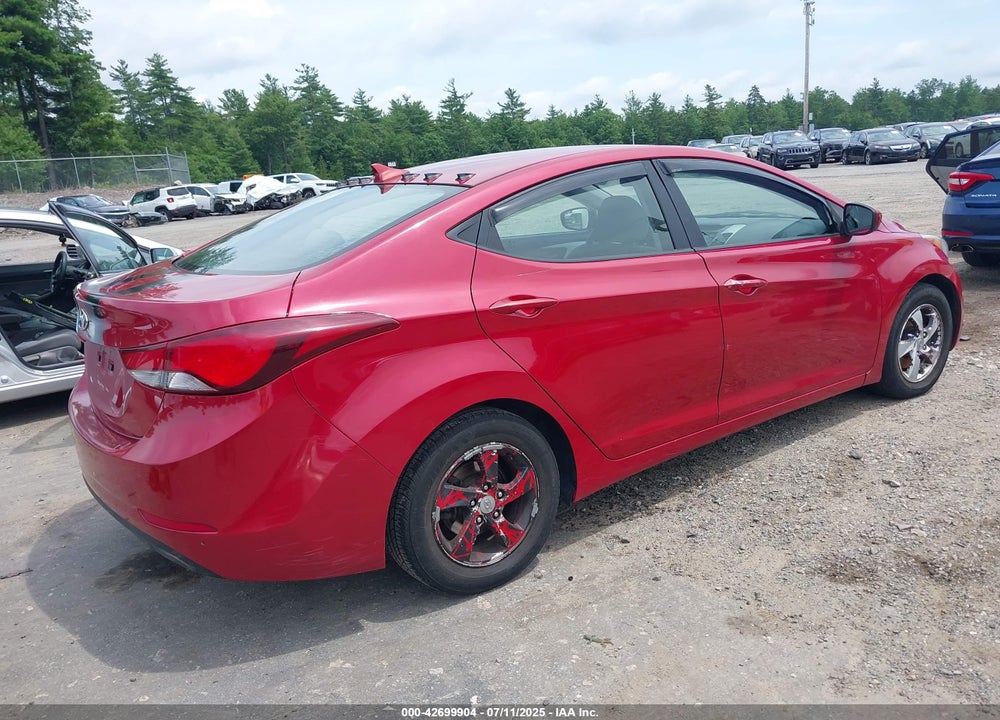 2014 HYUNDAI ELANTRA VIN: KMHDH4AE6EU182987
