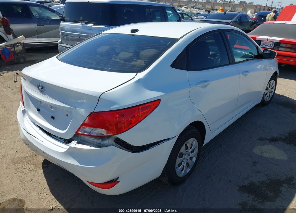 2016 HYUNDAI ACCENT VIN: KMHCT4AE2GU160871